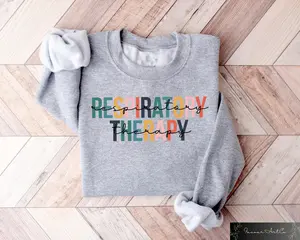 Respiratory Therapy T-Shirt / Sweatshirt, Respiratory Therapist t-shirt , RT tee, Cotton Fabric Bottom