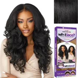 Sensationnel What Lace 13x6 Latisha Wig - HD Lace, Pre-Plucked, Jet Black