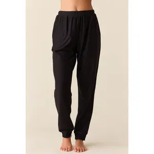 Kelly Cloud Fleece Jogger in Noire