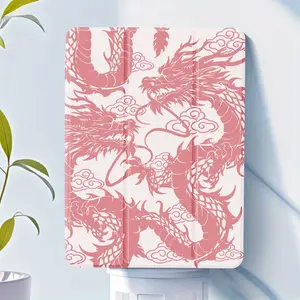 for iPad Three-Fold Protective Case, Ipad5/ 6 9.7 Inch, Suitable for Ipad10Th Generation, Tablet Protective Case, Ipad7Th Gen8Th Gen 9Th Gen, for iPad Mini4/ 5, Supports Sleep-Wake Function, Built-In Pen Slot, TPU Soft Case, Stand Style Protective Case