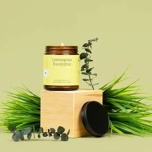 Fontana Candle Co. - Lemongrass Eucalyptus Jar Candle