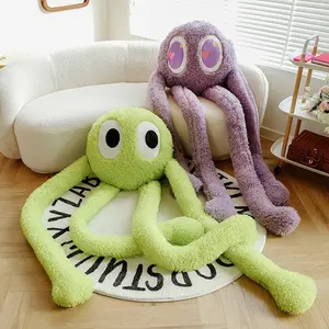 Cute Octopus Design Stuffed Toy, 1 Count Long Leg Octopus Doll Pillow, Cartoon Home Decoration for Birthday & Holiday Gifts