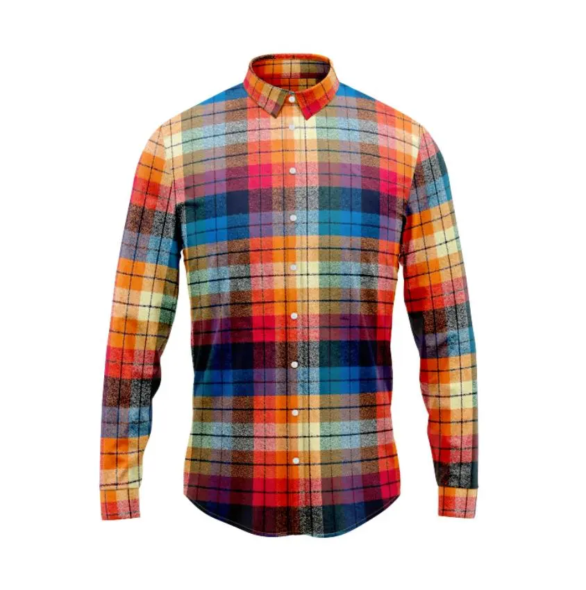 Orange Rainbow Flannel Orange Rainbow Flannel