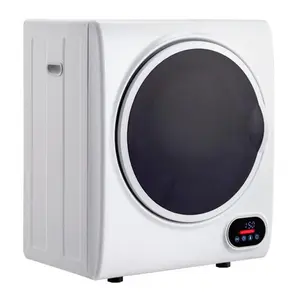 ZOKOP GYJ28-88-E Compact Portable Household Clothes Dryer 1.5CUFT Drum Dryer With LED Display -White 120V 2.5KG