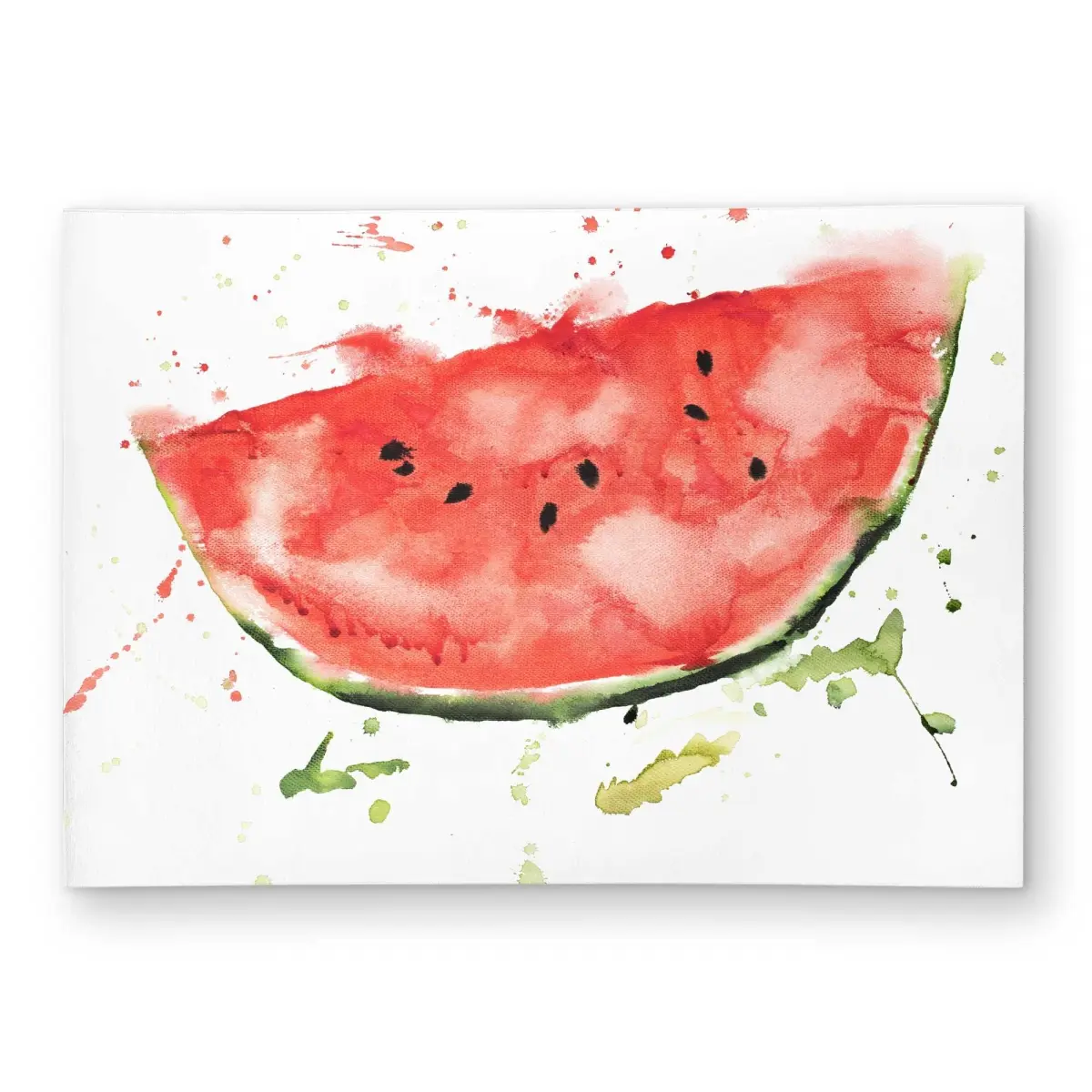 Begin Home Decor C1ROAR57BTJP8Y 5 x 7 ft. Watermelon Slice Outdoor Rectangle Area Rug - Kitchen Home Decor