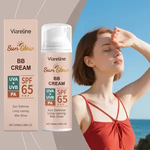 Moisturizing Matte Finish Cream, Spf65 Broad Spectrum Sun Defense Sunscreen, Medium Coverage Long-Lasting Shine, Non-Toxic Oil Control Makeup