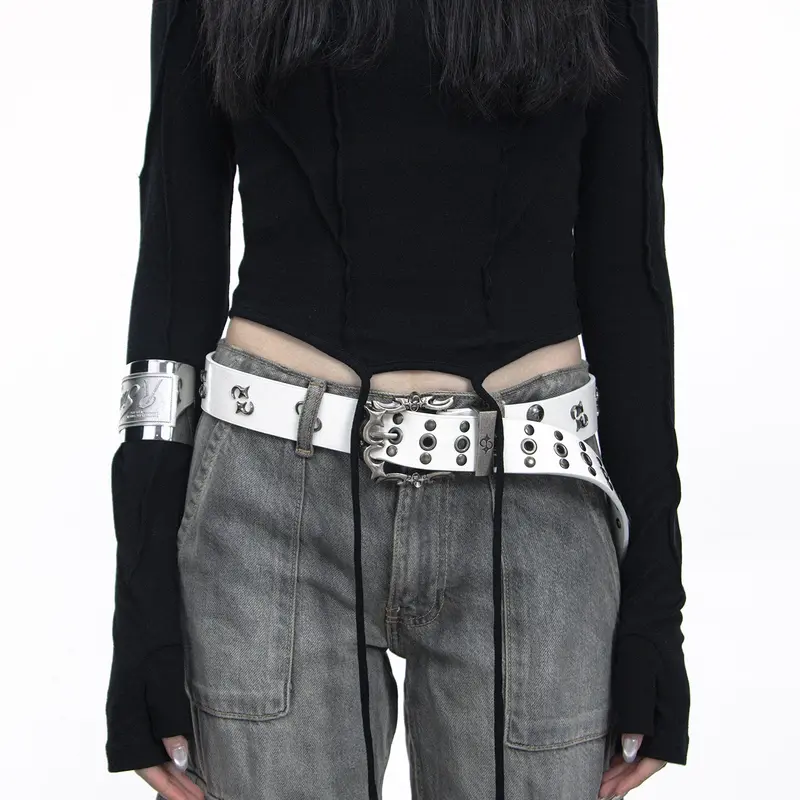 Y2K PU Leather Belts, Fashion Accessories | for Jeans Gifts  display picture 1