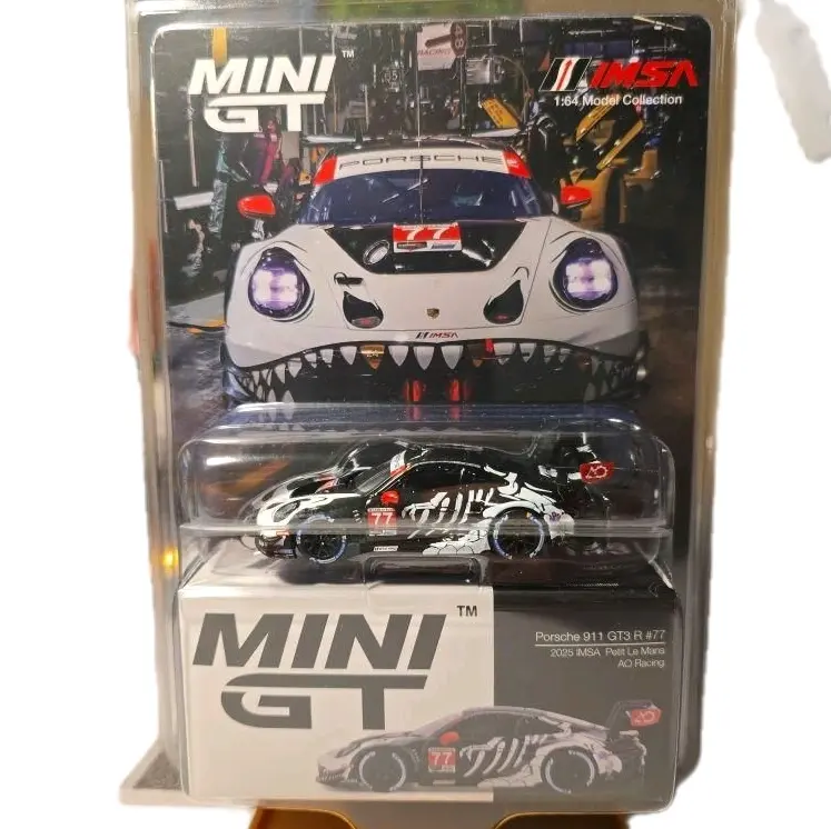 Porsche 911 Gt3 #77 Mini GT Model Collection 1:64 Scale Diecast Car