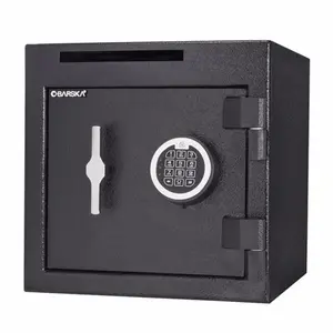 Barska  1.12 cu ft. Slot Steel Keypad Depository Safe - Black, Money Safe Box, Anti Theft Safes, Digital Lock Safe