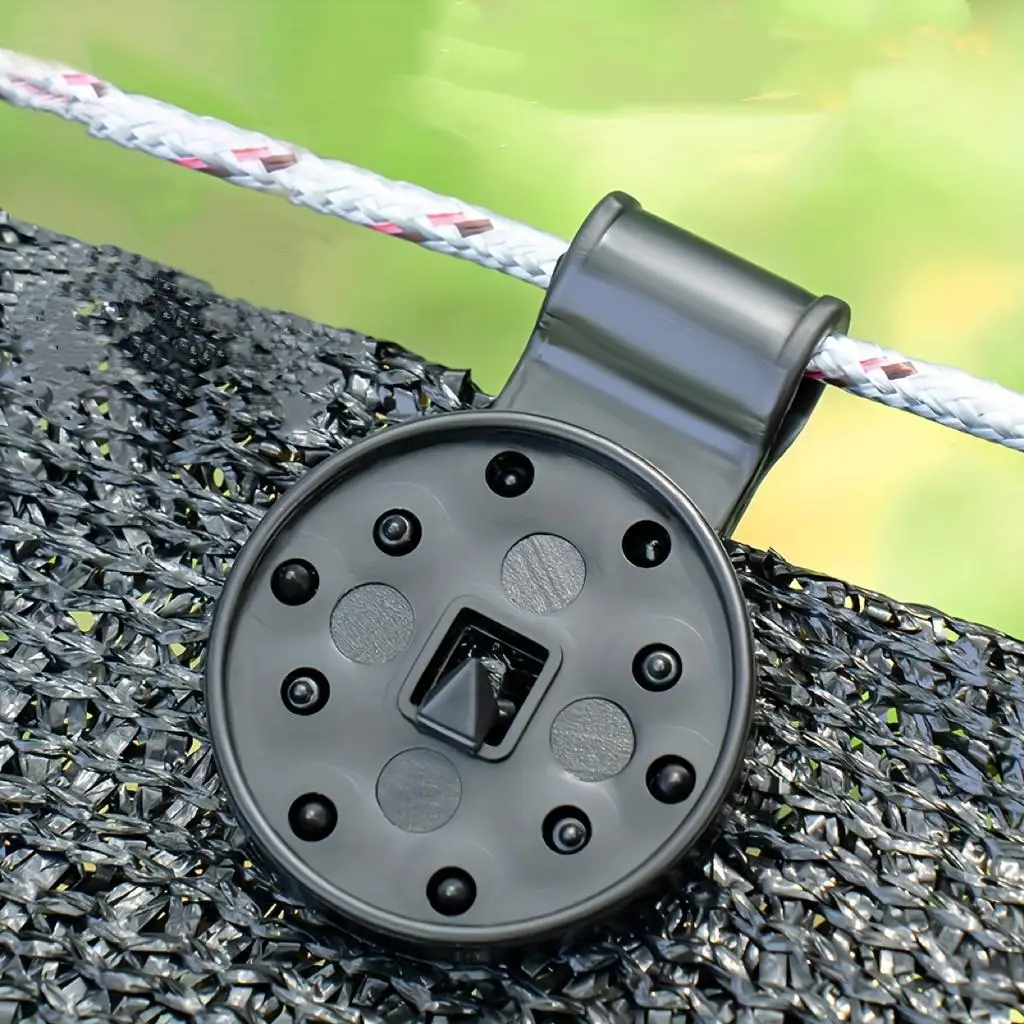 Reusable Shade Cloth Clips, Garden Shade Cloth Clips, Round Plastic Clips for Sun Shade Net, Easy to Use Clip for Home & Garden Sunshade Netting, Outd