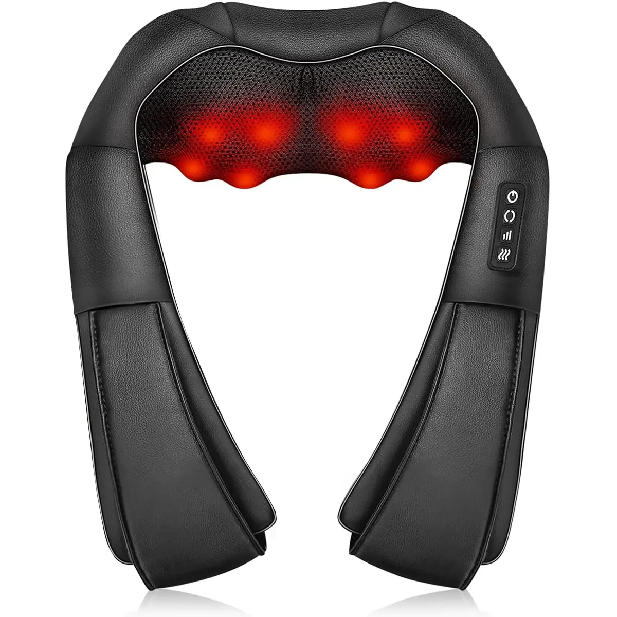Back and Neck Massager with Heat, Electric Deep Tissue 3D Kneading Massage Pillow for Shoulder, Legs, Foot and Body, Relax Gifts for Women Men Comfort, Best Gifts for Family, Friends