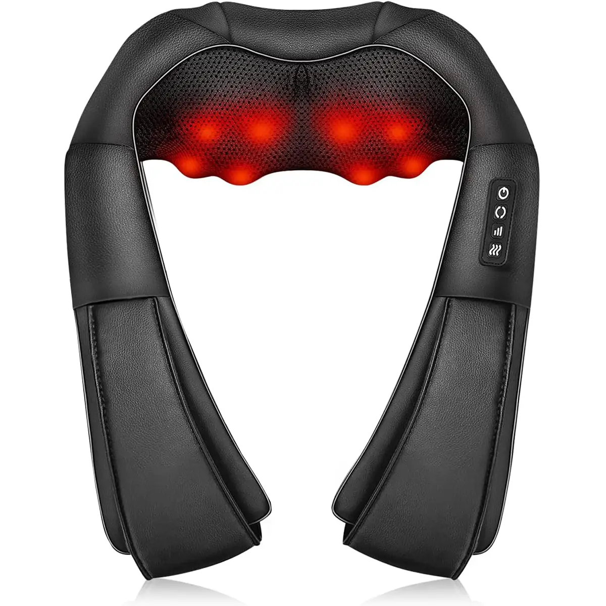 Back and Neck Massager with Heat, Electric Deep Tissue 3D Kneading Massage Pillow for Shoulder, Legs, Foot and Body, Relax Gifts for Women Men Comfort
