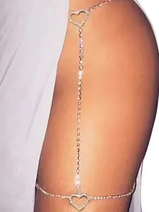 Elegant Rhinestone Leg Chain for Women, Sexy Fashion Accessory, Body Jewelry, Perfect for Daily Wear, Parties, Holidays, and Gifts