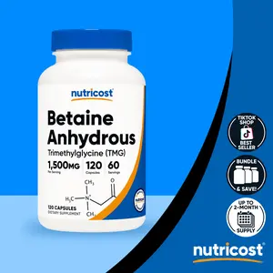 Nutricost Betaine Anhydrous (TMG) Capsules - Metabolic Healthcare Supplement