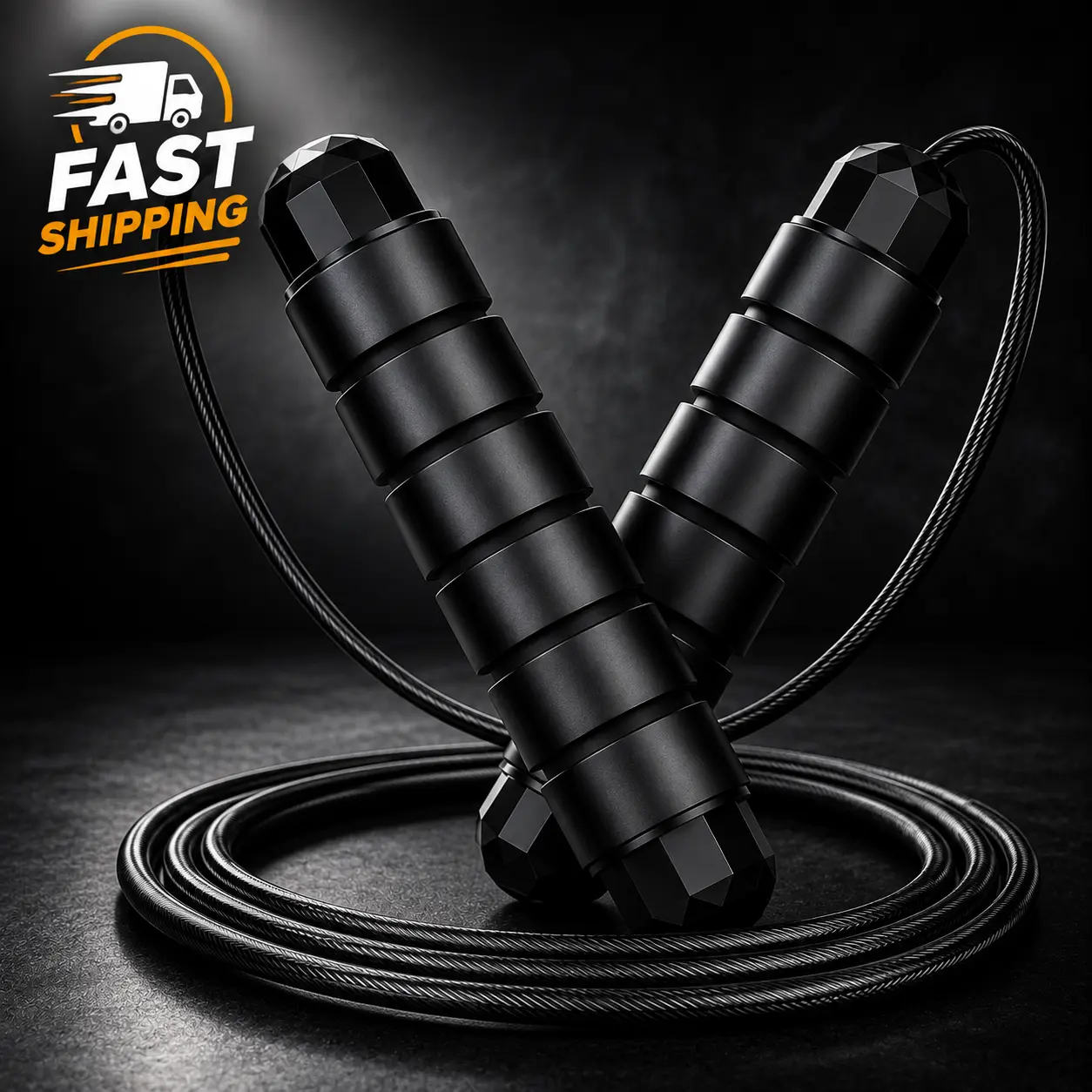 Sohochic Adjustable Speed PVC Jump Rope for Men - 110 in Tangle-Free PVC+Steel Cable, Ball Bearing Rotation, Foam Handles, Weather Resistant, Home Cardio/Gym Workout Skipping Rope, Training & Exercise Equipment