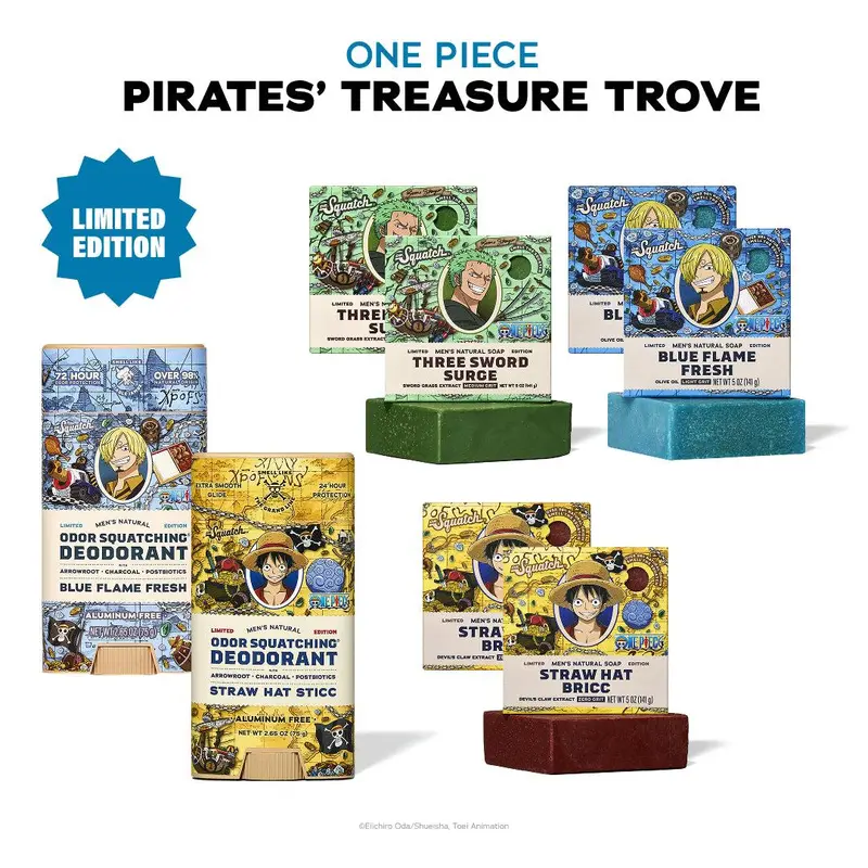 One Piece - Dr. Squatch Exclusive Limited Edition Bundle