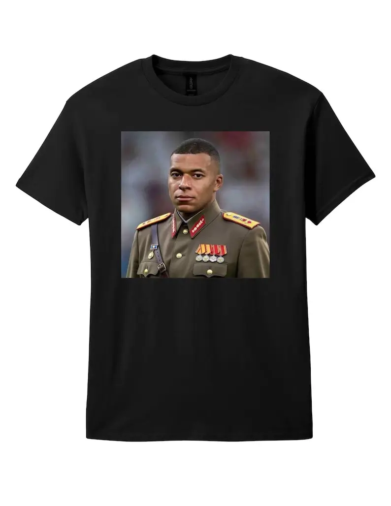 Funny Meme Dictator Mbappe Soccer Funny Graphic T-Shirt