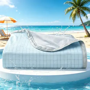 Cooling Blanket for Hot Sleepers & Night Sweats, Lightweight Breathable with Q-Max 0.5 Cooling Fabric, Cold Blanket for Adults