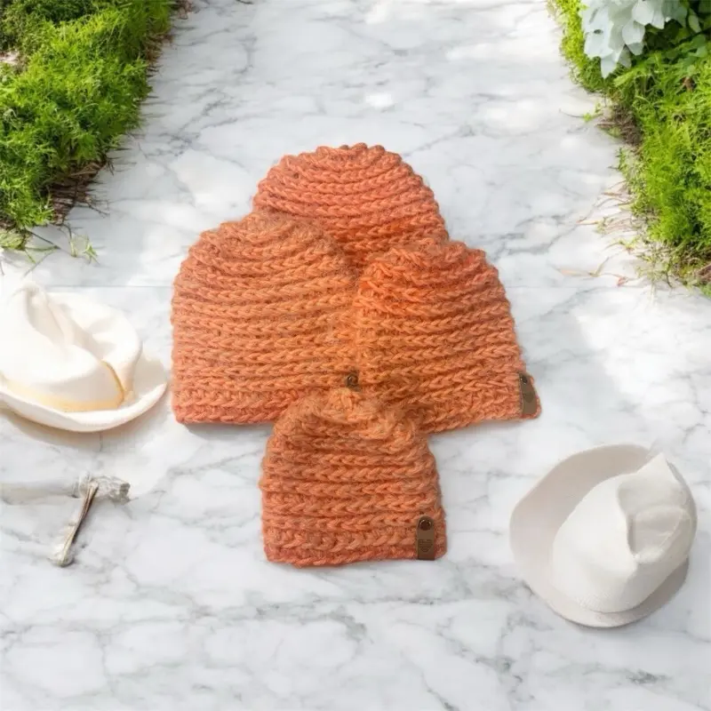 Cozy Handmade Crochet Beanies for Adults - Custom Soft & Stylish Winter Hat with Pom Pom, Chunky Design, 100% Soft Acrylic Yarn, Chunky Beanie