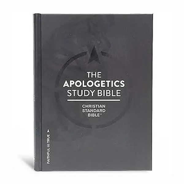 CSB Apologetics Study Bible, Gray Hardcover, Black Letter, Defend Your Faith, Study Notes and Commentary, Full-Color Maps, August 1, 2017