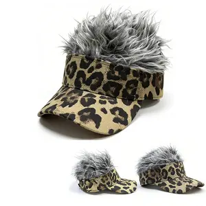 Men / Woman Adult Trucker Cap Leopard print hair Design Breathable Baseball Cap Outdoor Activity Adjustable Casual Wear Hats Travel Tourism Beach Holiday Hat