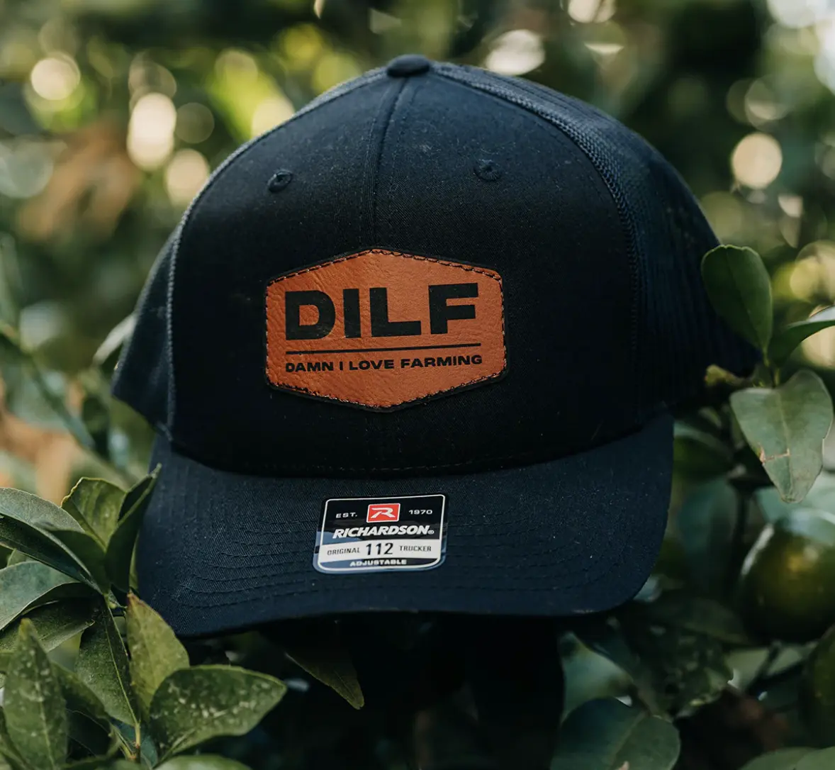 DILF Damn I Love Farming Richardson Hat All Seasons Adjustable Cap for Farmers