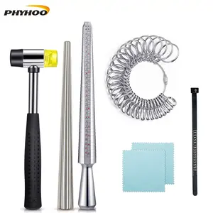 Ring Sizing & Forming Tool Kit with US/UK Mandrel - Perfect for Jewelry Makers & DIY Ring Making