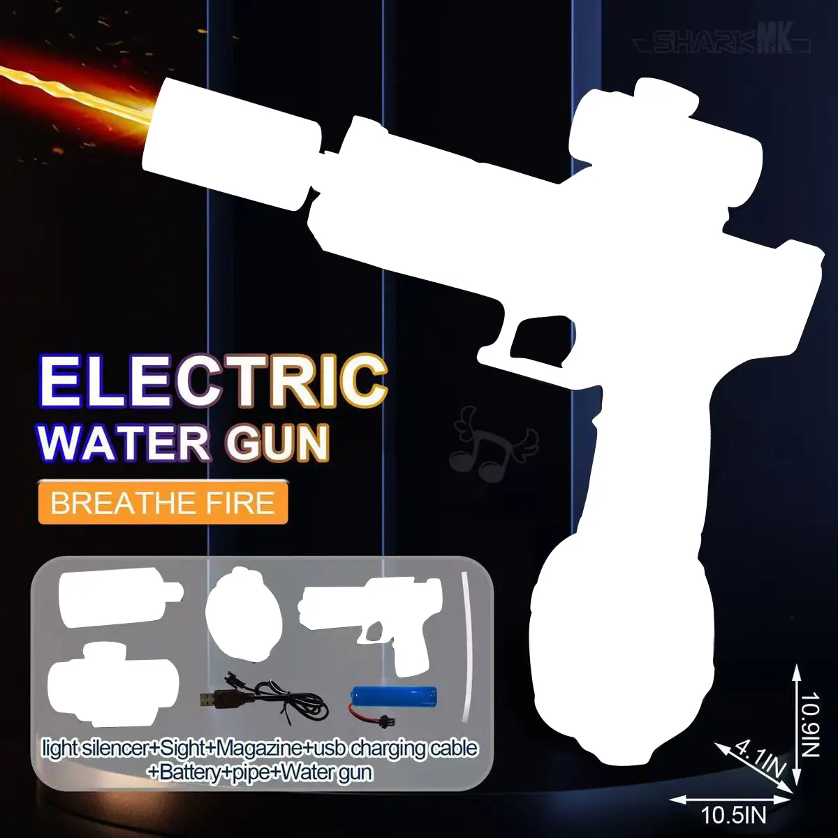 Random Color Ice Mouse Water Gun