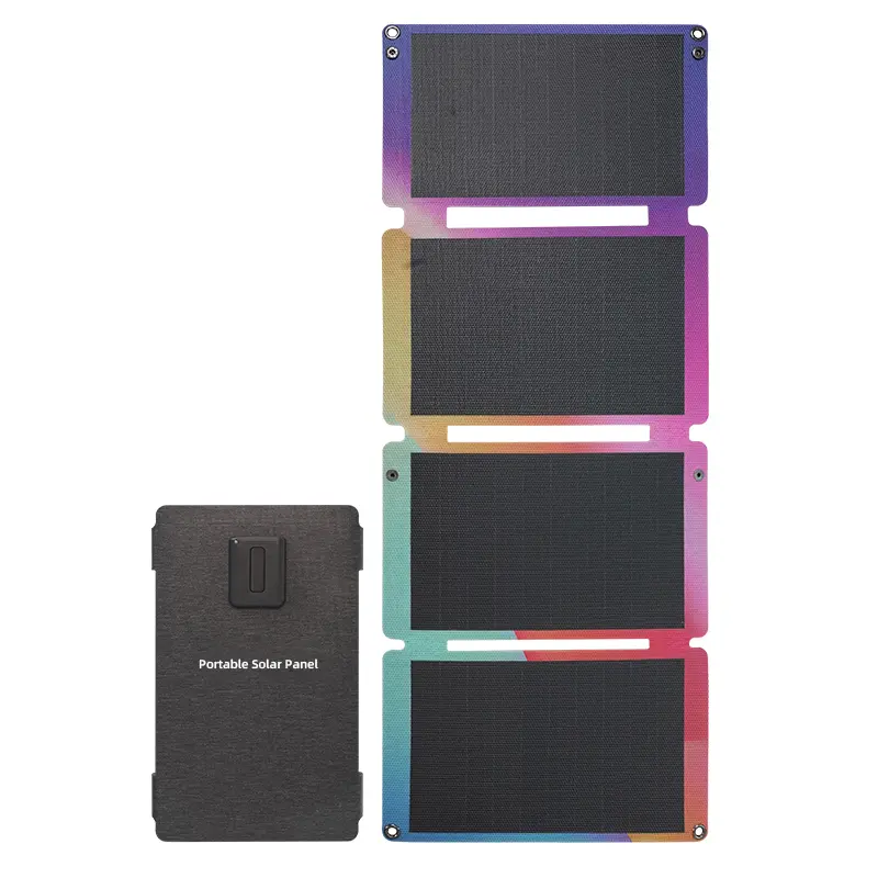 Newsmy A30 33W Solar Power Charger Upgraded Foldable Portable Solar Panel with Max 11.84V 2.78A Output Ideal for Camping Hiking Compatible with Tablets & Phones Gift Portable Outdoorfun Power Bank Power Outage Smartphone Compact