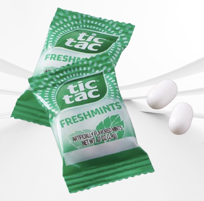 Tic Tac Freshmints Individually Wrapped - 4 Pack Minis - 100 Count ...