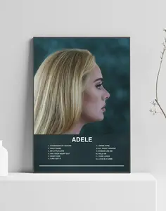 (No Frame) Adele 30 Album Premium Music Poster | Artwork Tracklist