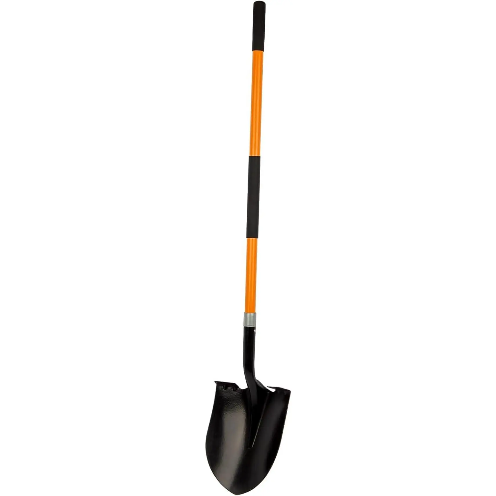 Shovel for Digging Heavy Duty Metal Shovel with Fiberglass Handle, 56 Inches