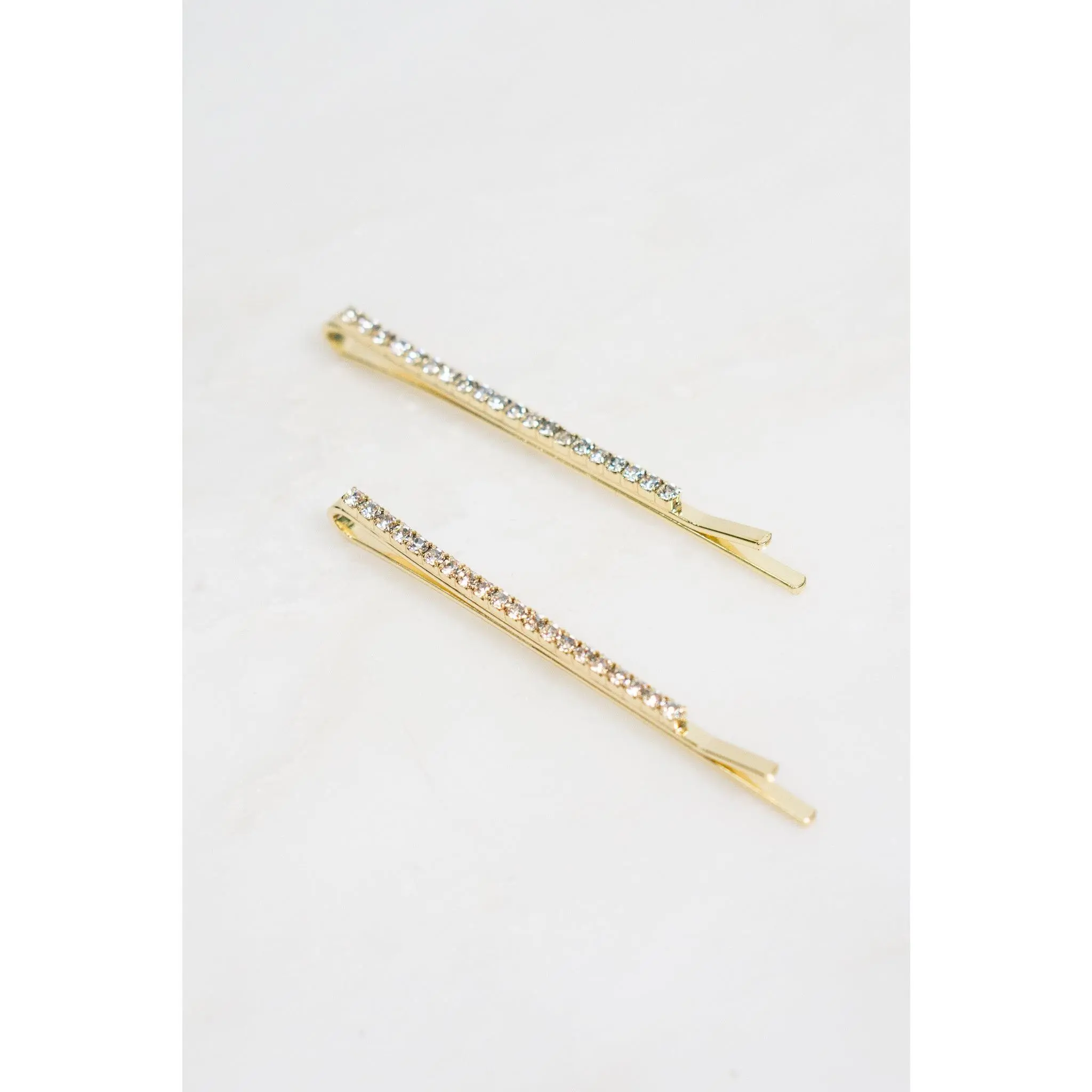 Thin Rhinestone Bobby Pin