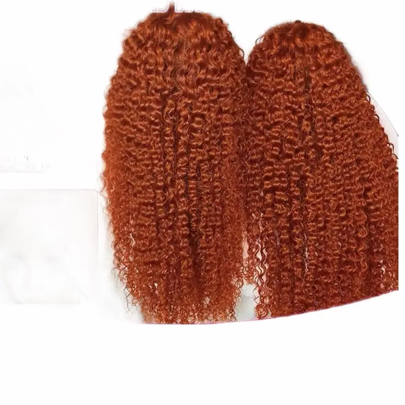 Vibrant Orange Curly Hair Extensions for Stylish Looks