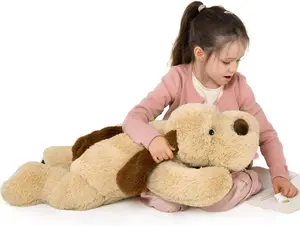 MaoGoLan Giant Stuffed Puppy Dog Big Plush Extra Large Stuffed Animals Soft Plush Dog Pillow for Girls Kids Girlfriend 31 inch 51 inch