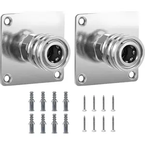 Washer  Cannon Holder, 1/4" Quick Connect Automatic  Cannon Mount, Stainless Steel  Washer Nozzle Tip Holder,  Washer Accessories Storage Rack 2 Pack