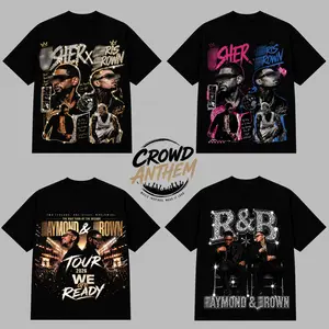 [Collection] Raymond & Brown Premium Concert Shirt 2026, Retro R&B Graphic Shirt, Hip Hop Soul Streetwear Style, Vintage Music Tour Merch, Breezy Concert Tour Merch, Gift For R&B Fans
