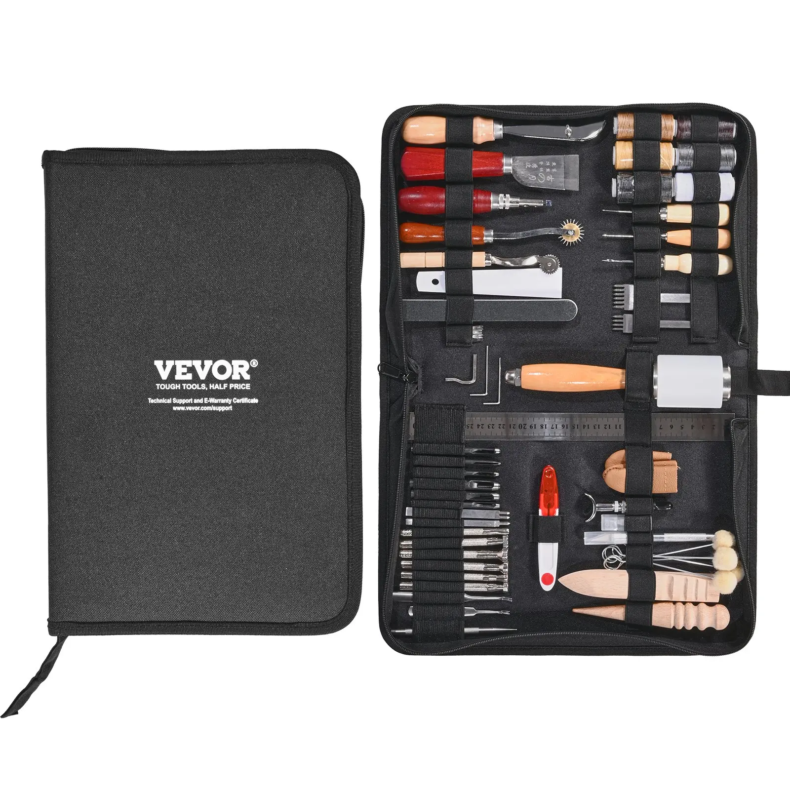 Life Skills - Shop: 59pc Leather Working Tools Kit