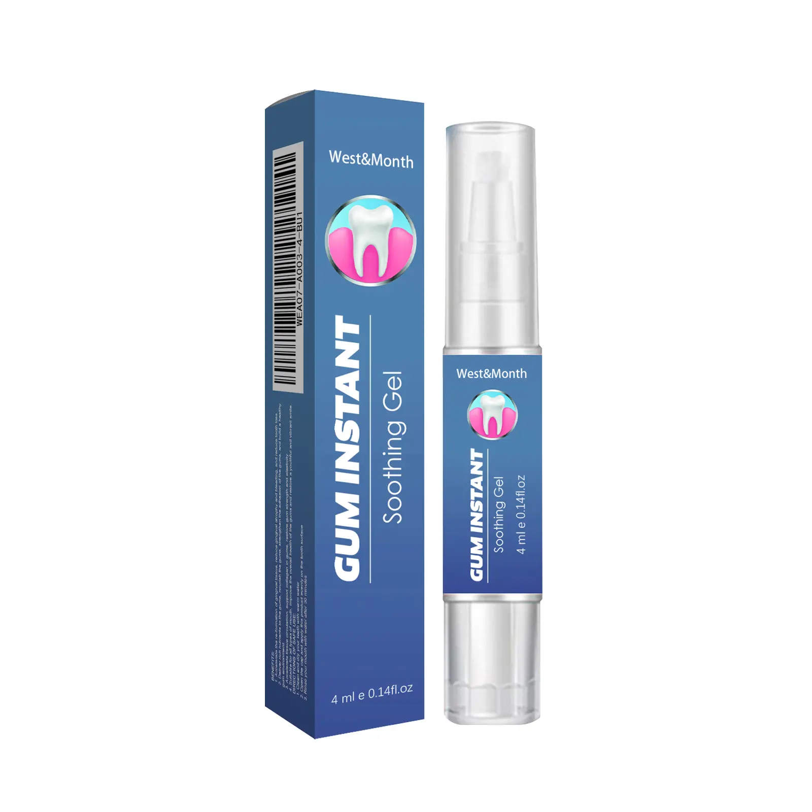 Gum Care Gel for Healthy Gums | Soothing Relief for Sensitive Teeth | Travel Size Oral Hygiene Solution