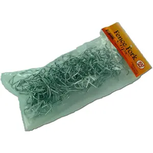 212 MAIN 00202 Fence Fork T-Post Clips - 100-Count Bulk Pack, Fast Attach for Barbed Wire, Home & Garden Raised Bed Fence Solutions