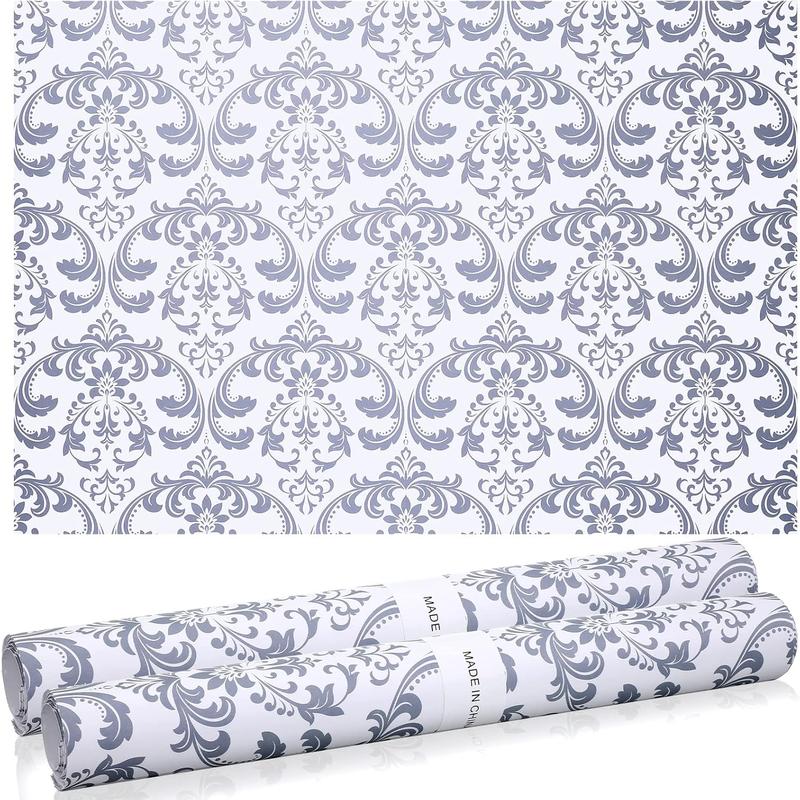 Lavender Scented Drawer Liners 24 Sheets for Dresser 15.7 x 22.8 Inch Non Adhesive Floral Print Fresh Style Kitchen Cabinet Shelf Closet Flower Aroma
