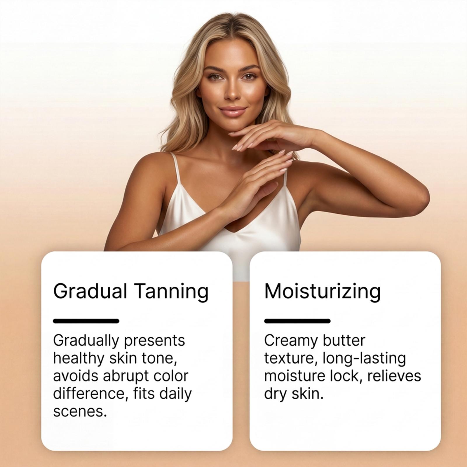 Bronze Gradual Tanning Butter – Hydrating Self-Tanning Butter for Body – No Orange Tones – 6.7 fl oz (150ml)