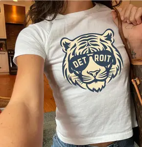 [Sale off up to 50%] Detroit Football Baby Tee for Women