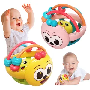 Bell Toy, Grip Training Toy, Cute Cartoon Bell, Rattle Maracas Sensory, Attracts Attention, Stimulates Visual Development, Gift for Boys and Girls