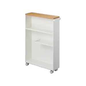 Yamazaki Rolling Storage Cart (27" H) - Steel
