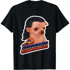 2026 New Unisex Boxy Fit Heavyweight TeeCamiseta Funny Los Temerarios Dog Chihuahua Graphic Casual