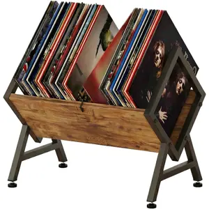 Space Saving Vinyl Record Storage Holder for 12 Inch Albums, Organizes & Protects Your Record Collection