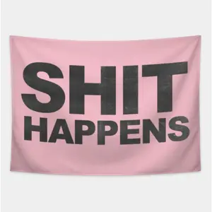 1pc Funny Letter Prints Decorative Tapestry Peach Skin Velvet Tapestry Wall Hanging Decor Room Decor Horizontal Orientation Tapestry General Fit for Bedroom, Living Room, Balcony - Artistic Home Decor