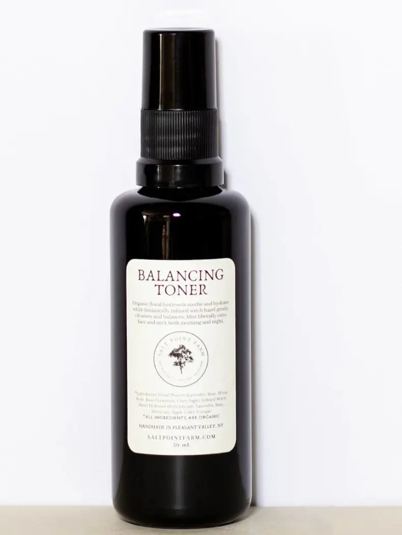 Salt Point Farm Balancing Toner with Organic Floral Waters & Witch Hazel Hydrosol for Hydrate Tone and Repair Skin