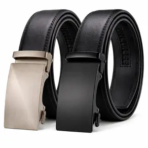 Leather Ratchet Belt Men 2 Pack - Customizable Fit, Effortless Style (35mm)